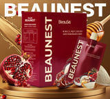Beaunest Bird Nest Drink With Dates, Pomegranate, & Honey (Pack Of 6 Pouches)