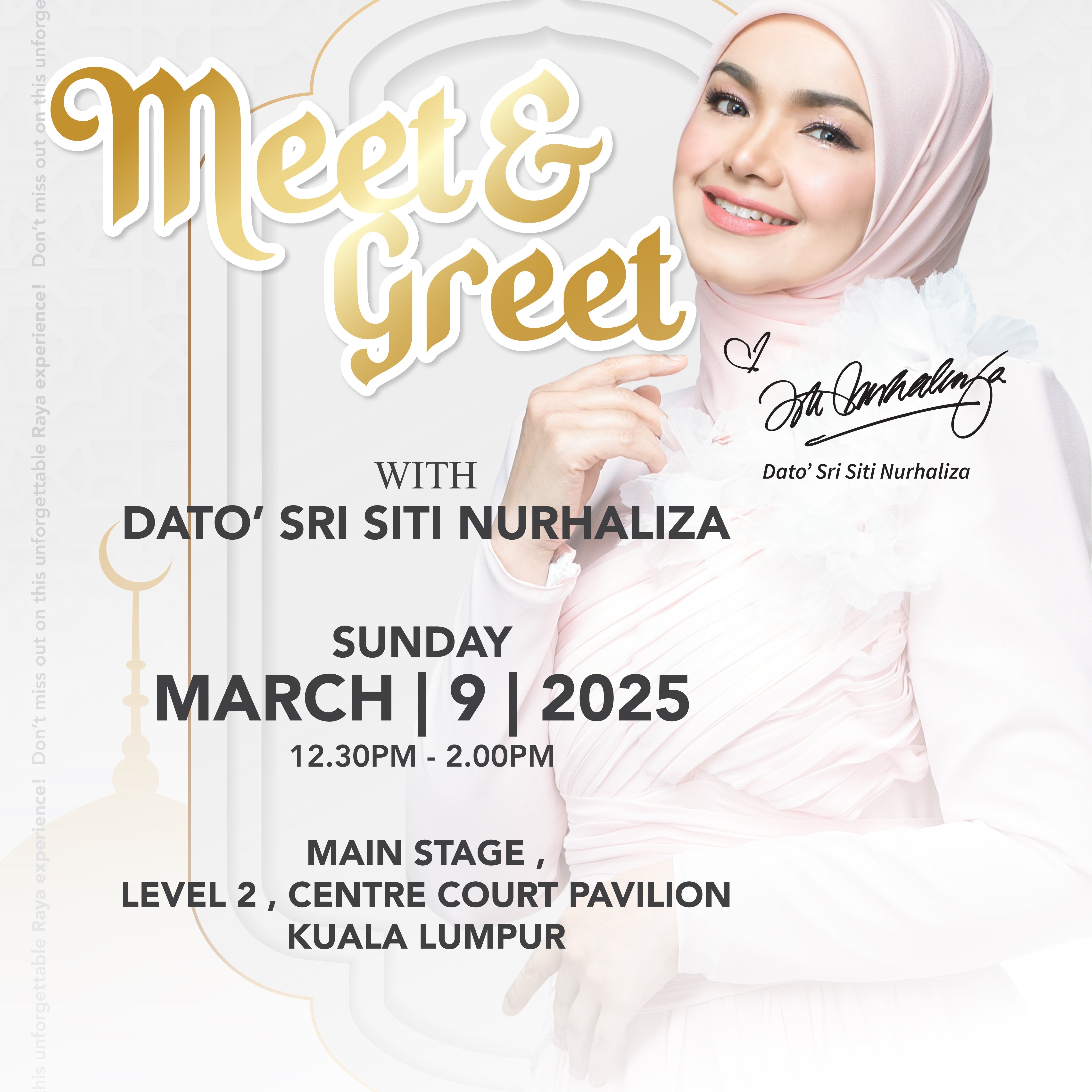 SimplySiti Meet & Greet With Dato' Sri Siti Nurhaliza!