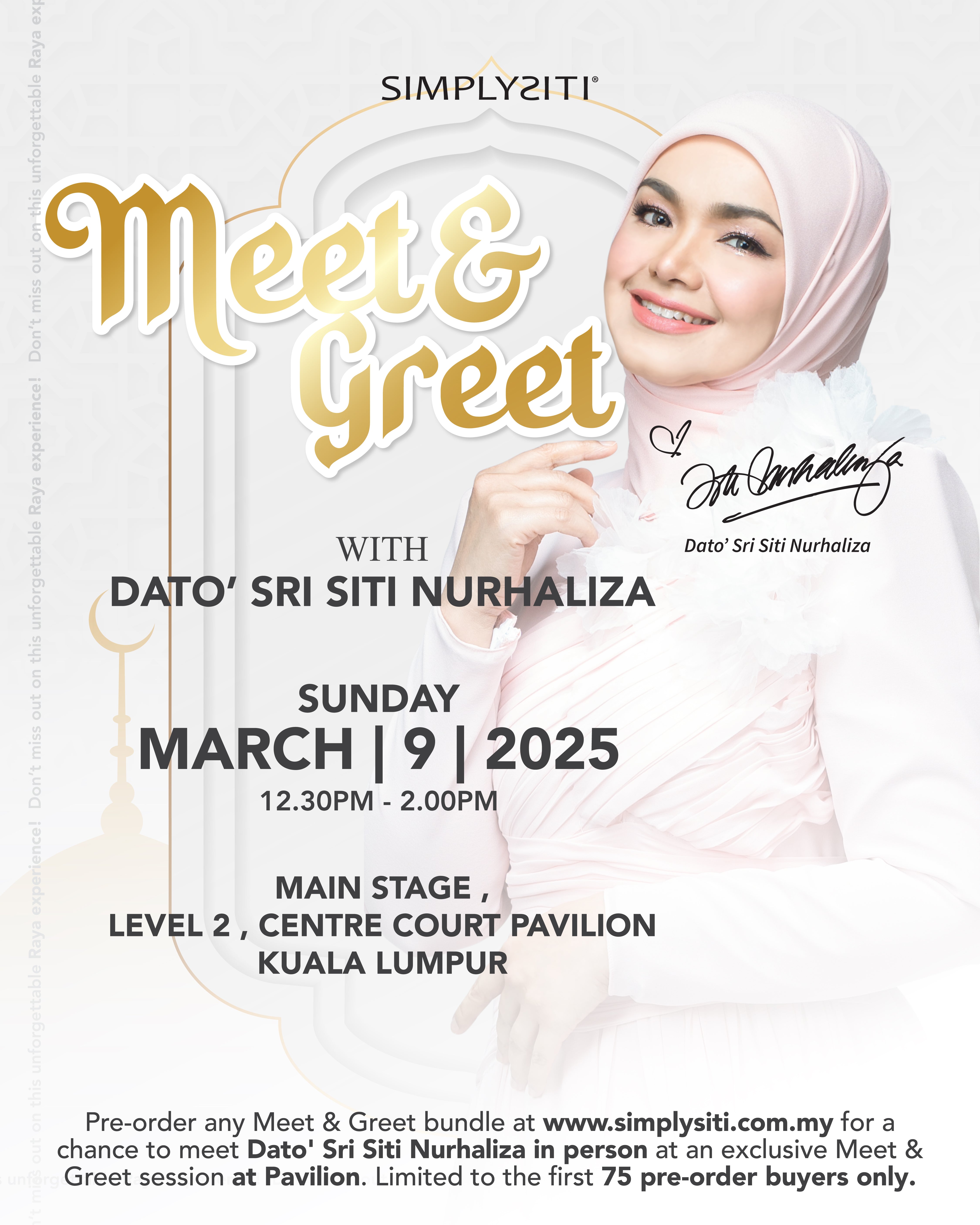 SimplySiti Meet & Greet With Dato' Sri Siti Nurhaliza!