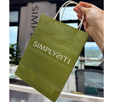 SIMPLYSITI GREEN PAPER BAG
