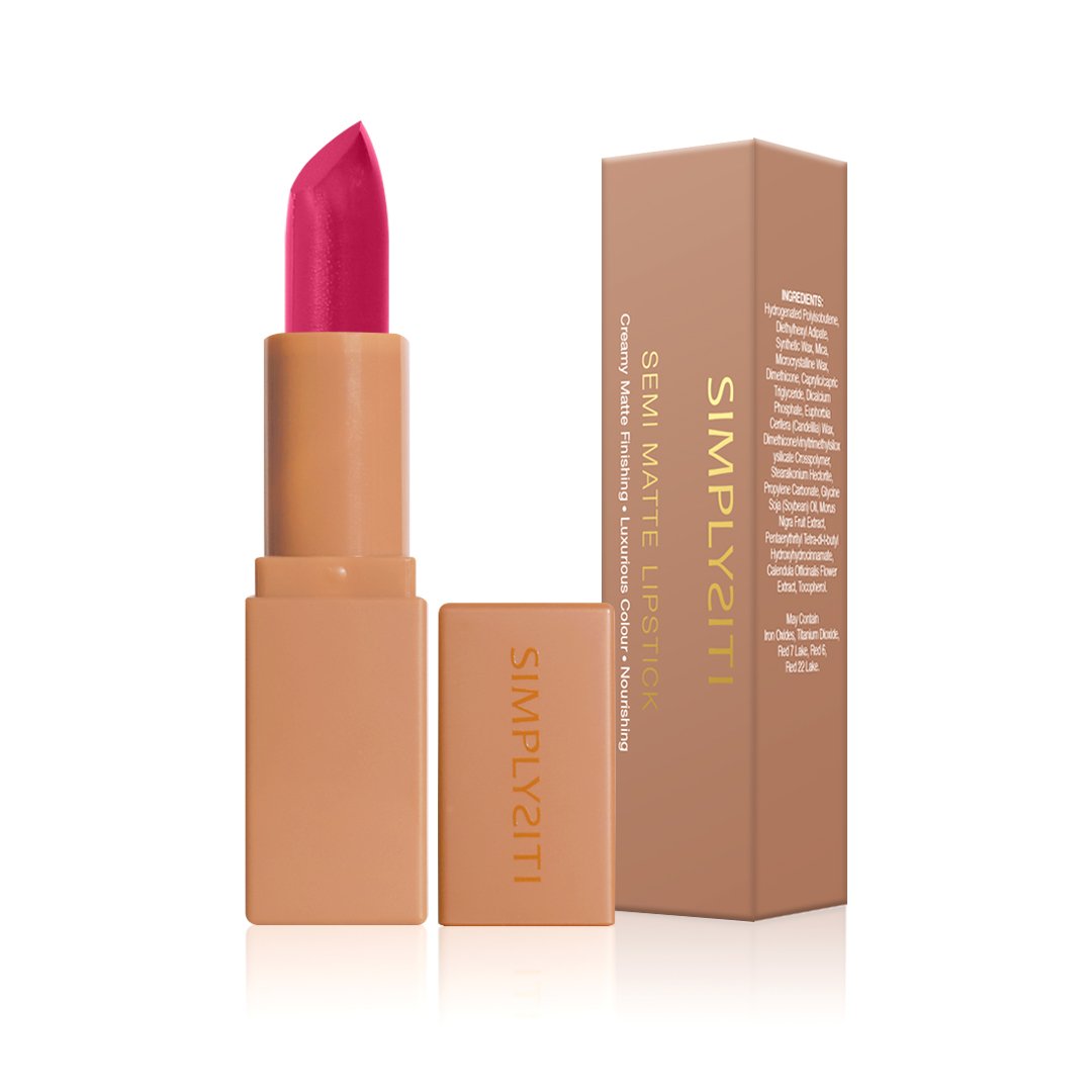 SIMPLYSITI - Semi Matte Lipstick - Vibrant Pink - CLC33